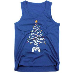 Christmas Video Game Xmas Tree Gaming Lover Video Gamer Cool Gift Tank Top