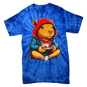 Capybara Video Games Gaming Capy Tie-Dye T-Shirt