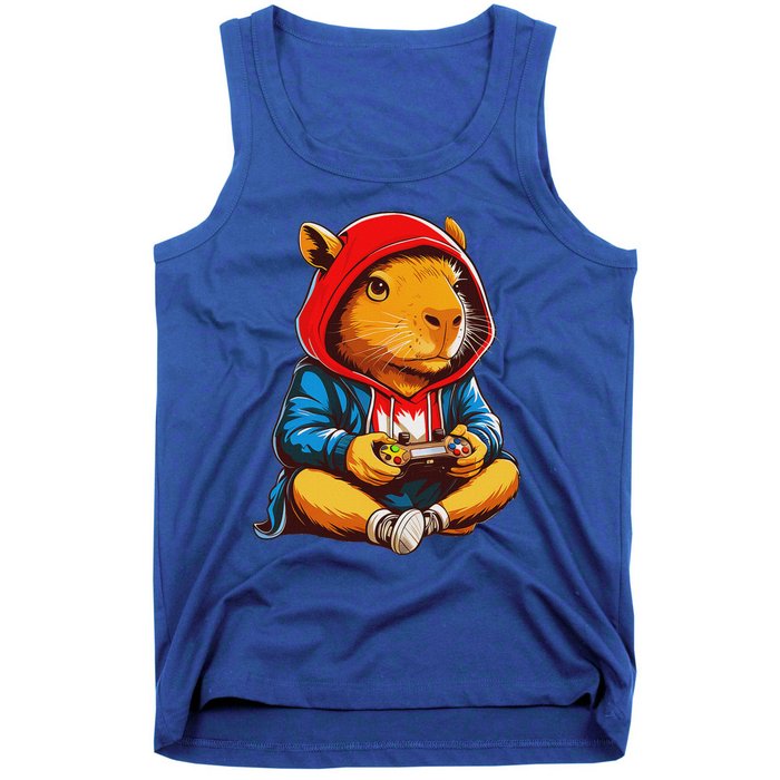 Capybara Video Games Gaming Capy Tank Top