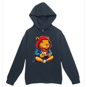 Capybara Video Games Gaming Capy Urban Pullover Hoodie