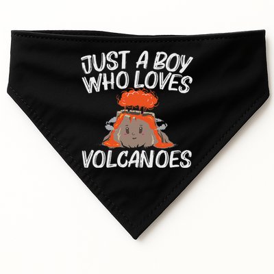 Cool Volcano Gift For Lava Magma Eruption Geology USA-Made Doggie Bandana