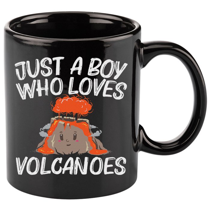 Cool Volcano Gift For Lava Magma Eruption Geology 11oz C Handle Ceramic Mug