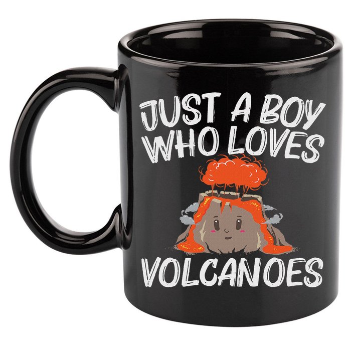 Cool Volcano Gift For Lava Magma Eruption Geology 11oz C Handle Ceramic Mug