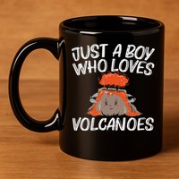 Cool Volcano Gift For Lava Magma Eruption Geology 11oz C Handle Ceramic Mug