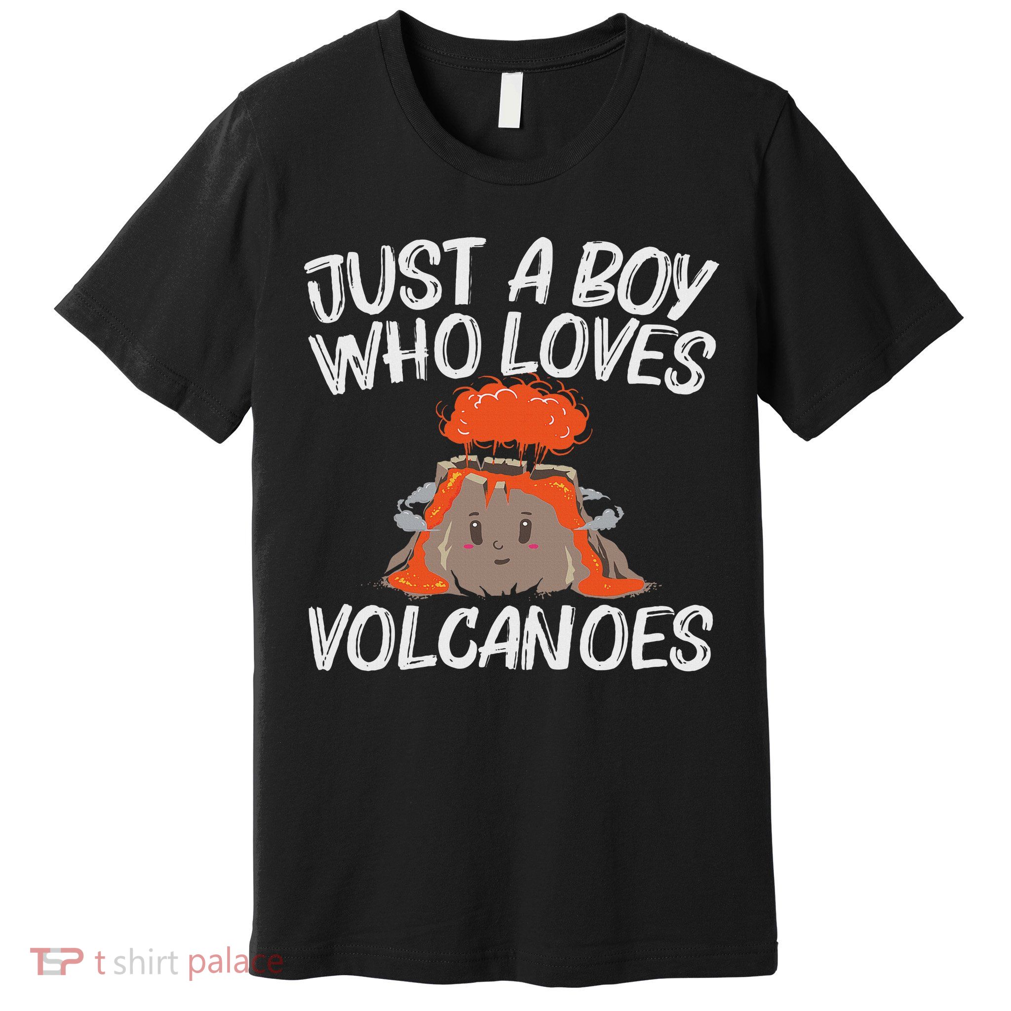 Cool Volcano Gift For Lava Magma Eruption Geology Premium T-Shirt