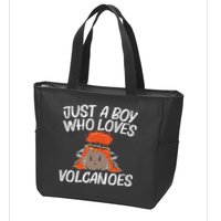 Cool Volcano Gift For Lava Magma Eruption Geology Zip Tote Bag