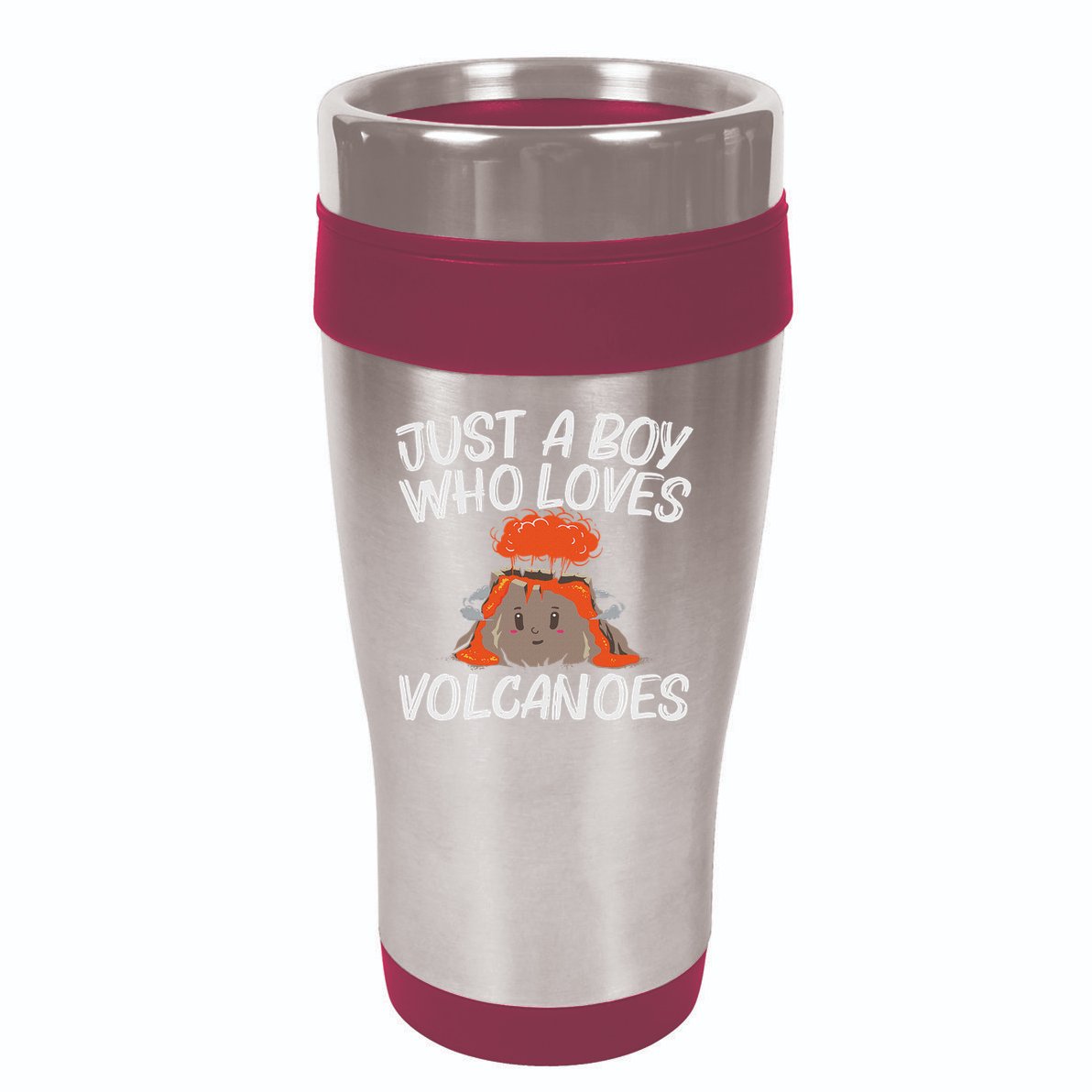 Cool Volcano Gift For Lava Magma Eruption Geology 16oz Travel Tumbler