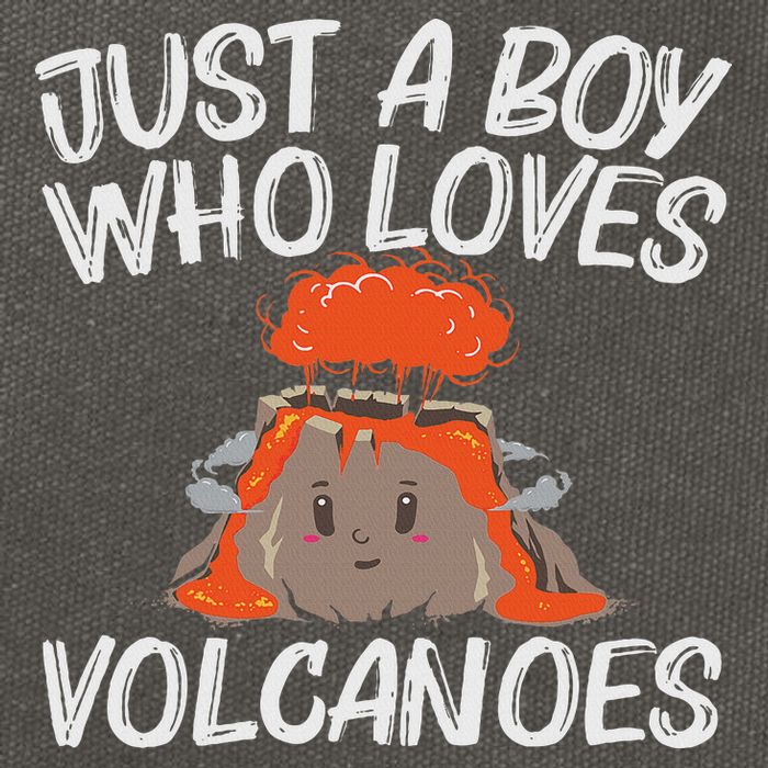 Cool Volcano Gift For Lava Magma Eruption Geology Cotton Canvas Backpack