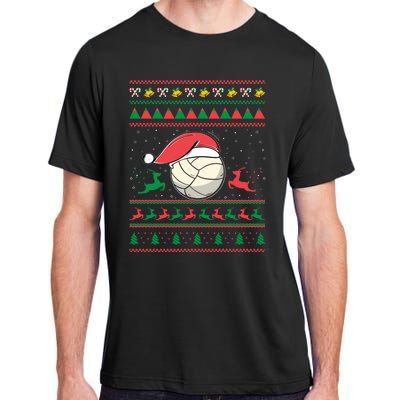 Christmas Volleyball Gift Sport Lover Funny Ugly Christmas Funny Gift Adult ChromaSoft Performance T-Shirt