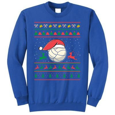 Christmas Volleyball Gift Sport Lover Funny Ugly Christmas Funny Gift Tall Sweatshirt