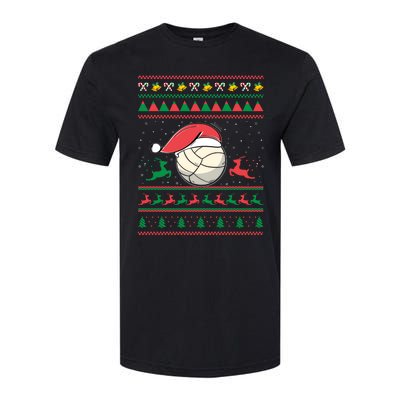 Christmas Volleyball Gift Sport Lover Funny Ugly Christmas Funny Gift Softstyle® CVC T-Shirt