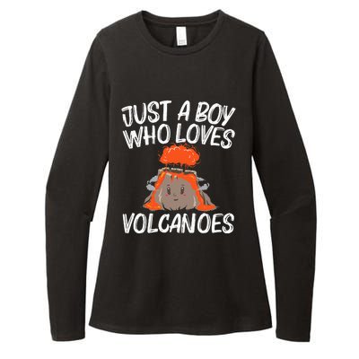 Cool Volcano Gift Lava Magma Eruption Geology Womens CVC Long Sleeve Shirt