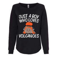 Cool Volcano Gift Lava Magma Eruption Geology Womens California Wash Sweatshirt