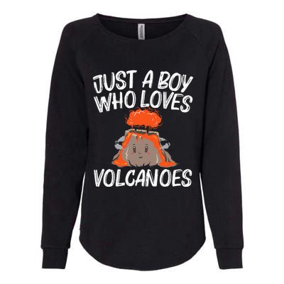 Cool Volcano Gift Lava Magma Eruption Geology Womens California Wash Sweatshirt