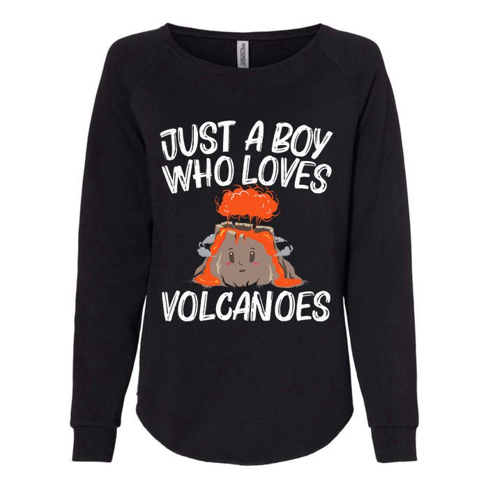 Cool Volcano Gift Lava Magma Eruption Geology Womens California Wash Sweatshirt