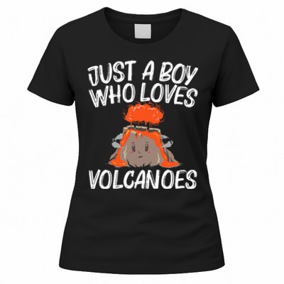 Cool Volcano Gift Lava Magma Eruption Geology Women's T-Shirt