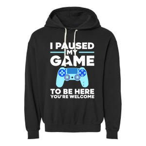 Cool Video Game Art For Wo Video Gamer Gaming Lover Garment-Dyed Fleece Hoodie