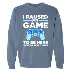 Cool Video Game Art For Wo Video Gamer Gaming Lover Garment-Dyed Sweatshirt