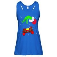 Christmas Video Game Controller Santa Hat Gamer Ladies Essential Flowy Tank