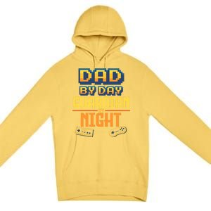 Computer Video Gamer Dad Husband FatherS Day Game Lover Gift Premium Pullover Hoodie