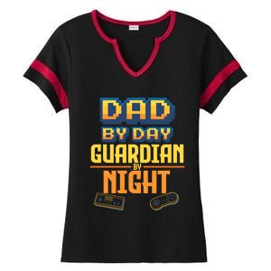 Computer Video Gamer Dad Husband FatherS Day Game Lover Gift Ladies Halftime Notch Neck Tee