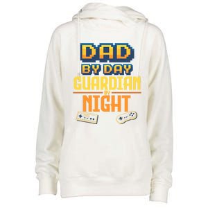 Computer Video Gamer Dad Husband FatherS Day Game Lover Gift Womens Funnel Neck Pullover Hood