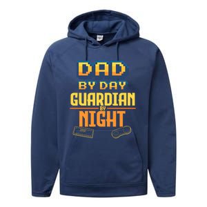 Computer Video Gamer Dad Husband FatherS Day Game Lover Gift Performance Fleece Hoodie