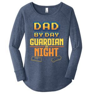 Computer Video Gamer Dad Husband FatherS Day Game Lover Gift Women's Perfect Tri Tunic Long Sleeve Shirt