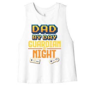 Computer Video Gamer Dad Husband FatherS Day Game Lover Gift Women's Racerback Cropped Tank