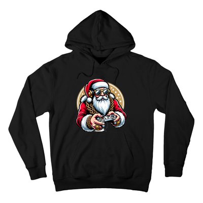 Christmas Video Game Santa Gamer Xmas Hoodie