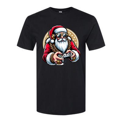 Christmas Video Game Santa Gamer Xmas Softstyle CVC T-Shirt