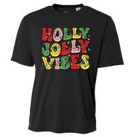 Christmas Vibes Holly Christmas Jolly Santa Winter Xmas 2024 Cooling Performance Crew T-Shirt