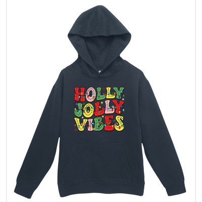 Christmas Vibes Holly Christmas Jolly Santa Winter Xmas 2024 Urban Pullover Hoodie