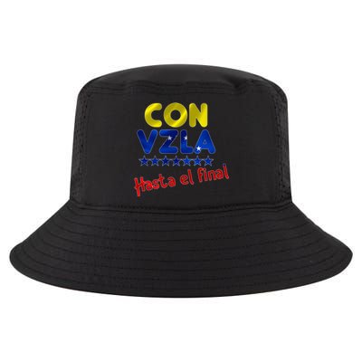 Con Venezuela Hasta El Final Cool Comfort Performance Bucket Hat