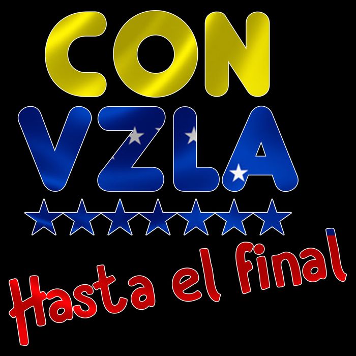 Con Venezuela Hasta El Final Cooling Performance Crew T-Shirt