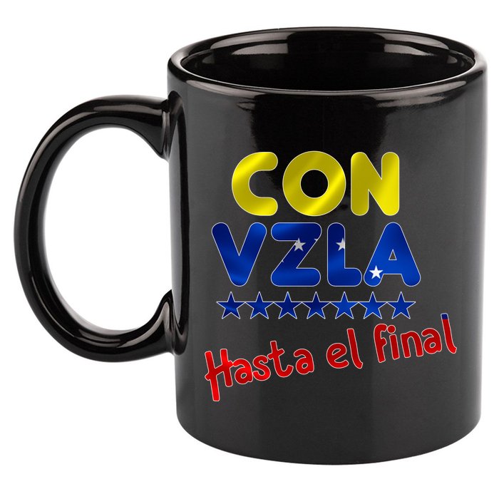 Con Venezuela Hasta El Final 11oz C Handle Ceramic Mug