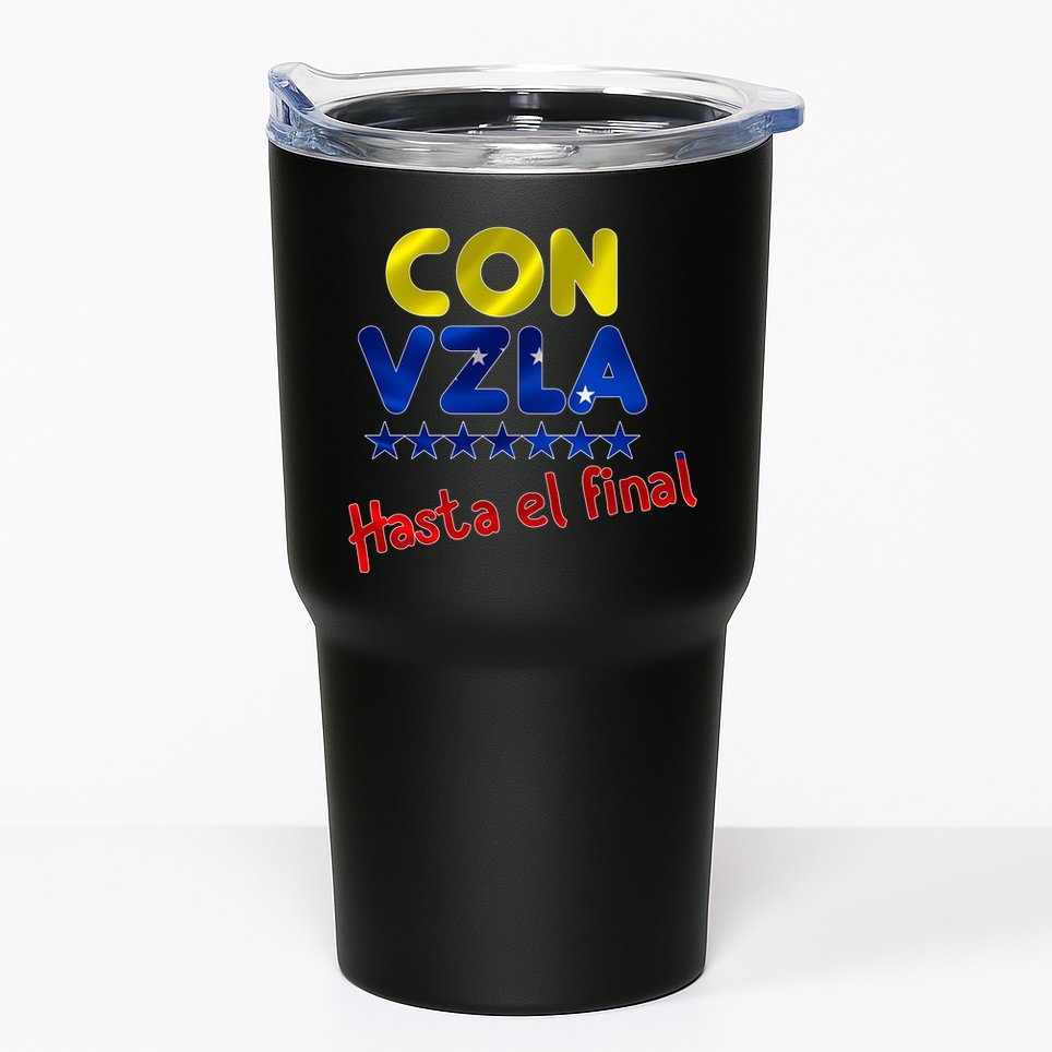 Con Venezuela Hasta El Final Tumbler