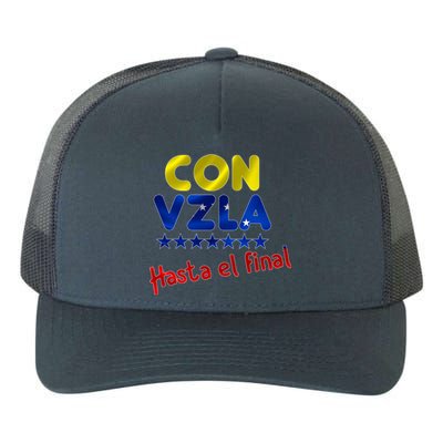 Con Venezuela Hasta El Final Yupoong Adult 5-Panel Trucker Hat