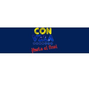 Con Venezuela Hasta El Final Bumper Sticker