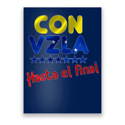 Con Venezuela Hasta El Final Poster