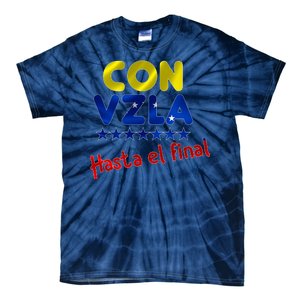 Con Venezuela Hasta El Final Tie-Dye T-Shirt