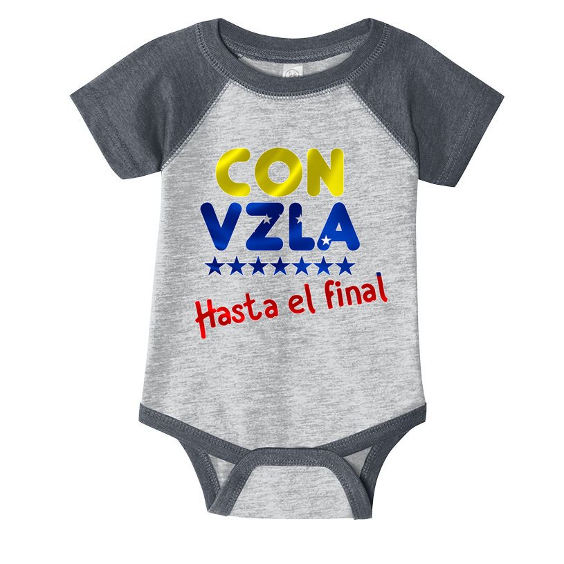 Con Venezuela Hasta El Final Infant Baby Jersey Bodysuit
