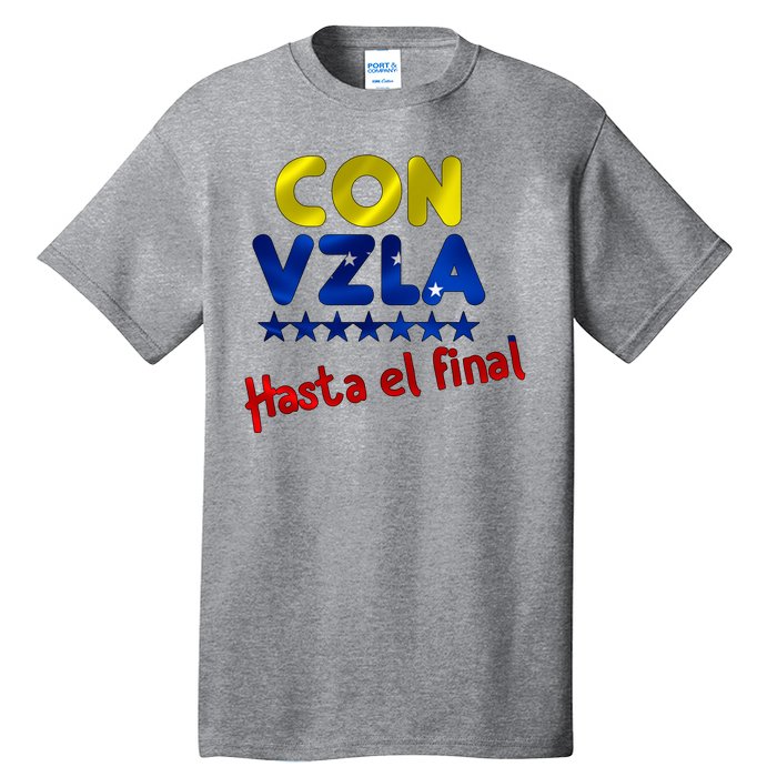 Con Venezuela Hasta El Final Tall T-Shirt