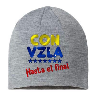 Con Venezuela Hasta El Final Sustainable Beanie