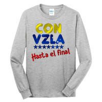 Con Venezuela Hasta El Final Tall Long Sleeve T-Shirt