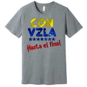 Con Venezuela Hasta El Final Premium T-Shirt