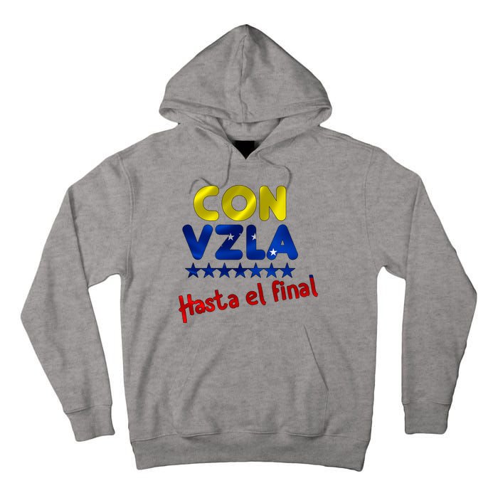 Con Venezuela Hasta El Final Tall Hoodie