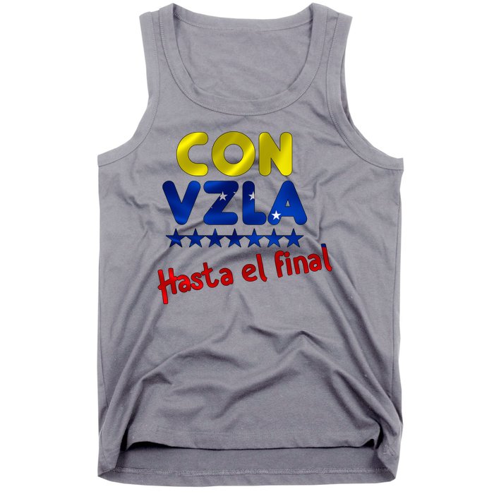 Con Venezuela Hasta El Final Tank Top