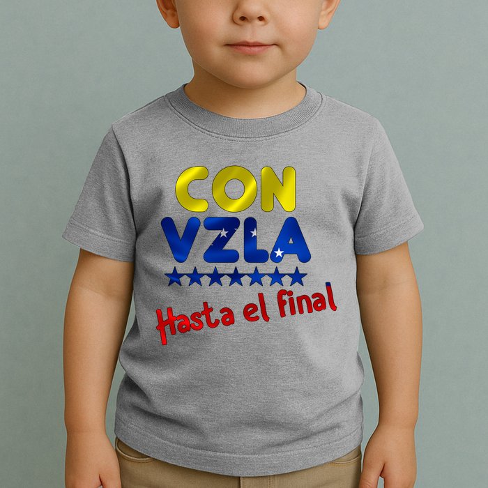 Con Venezuela Hasta El Final Toddler T-Shirt