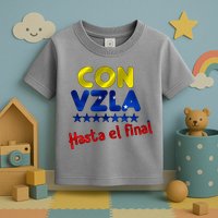 Con Venezuela Hasta El Final Toddler T-Shirt